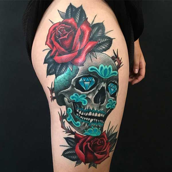Tatuagem Mexicana da Morte 2