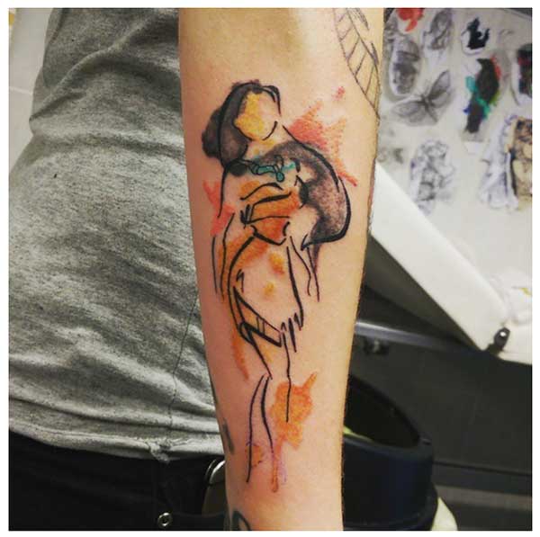 tatuagem da pocahontas