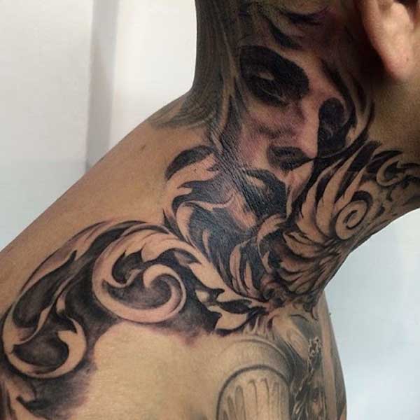 tatuagens no pescoço tatuagens no pescoço