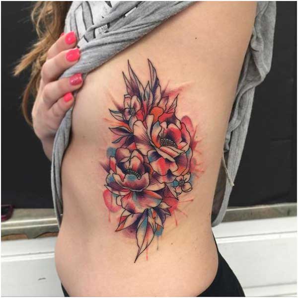 tatuagem na costela tatuagem na costela