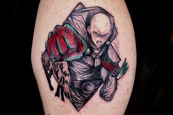 Tatuagem do One Punch Man 2 Tatuagem do One Punch Man 2