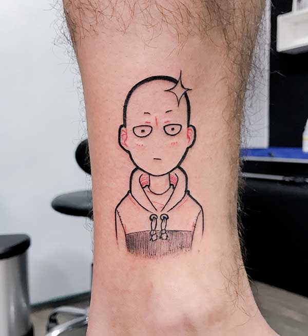 Tatuagem do One Punch Man 7 Tatuagem do One Punch Man 7