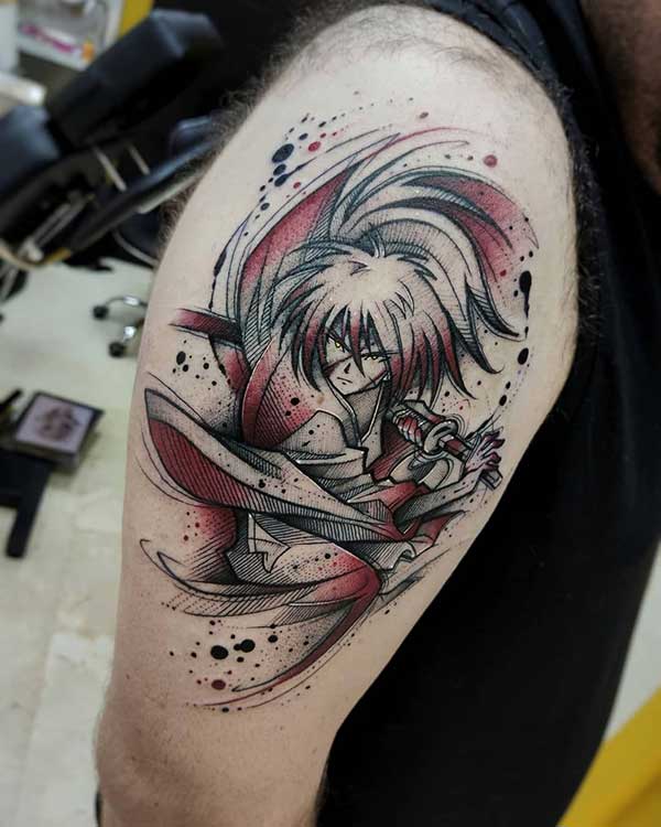 tatuagem Samurai X 1 tatuagem Samurai X 1