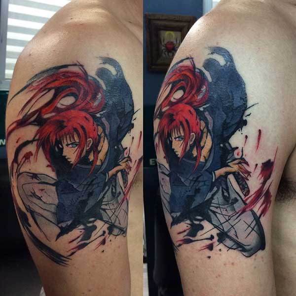 tatuagem Samurai X 2 tatuagem Samurai X 2
