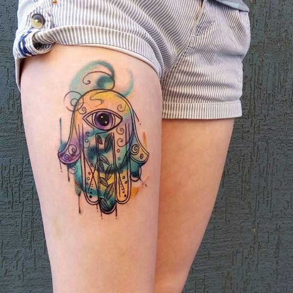 Fotos de Tatuagem de Hamsa Fotos de Tatuagem de Hamsa