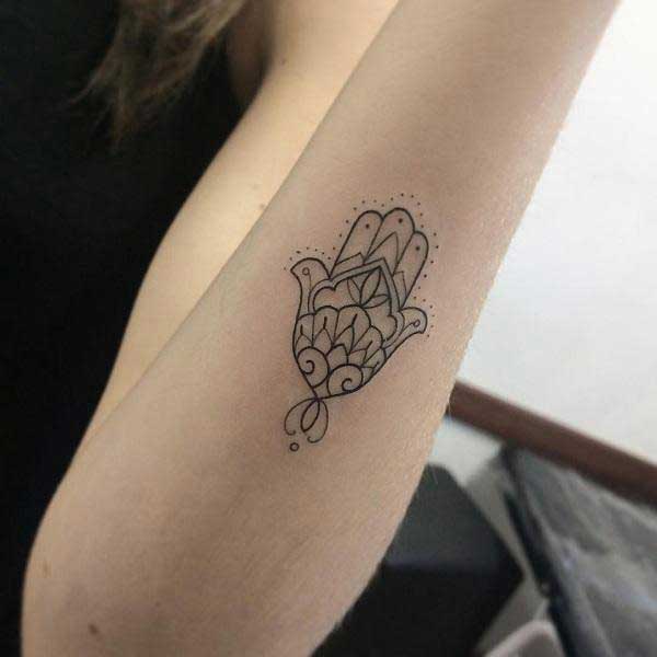 Tatuagem de Hamsa 1 Tatuagem de Hamsa 1