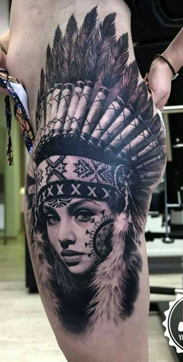 155+ Ideias de Tatuagens de Índia Masculinas e Femininas [Fotos ...