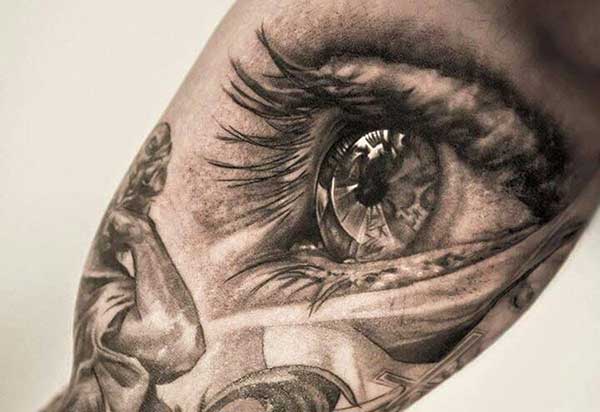 de olho Tatuagem de olho.