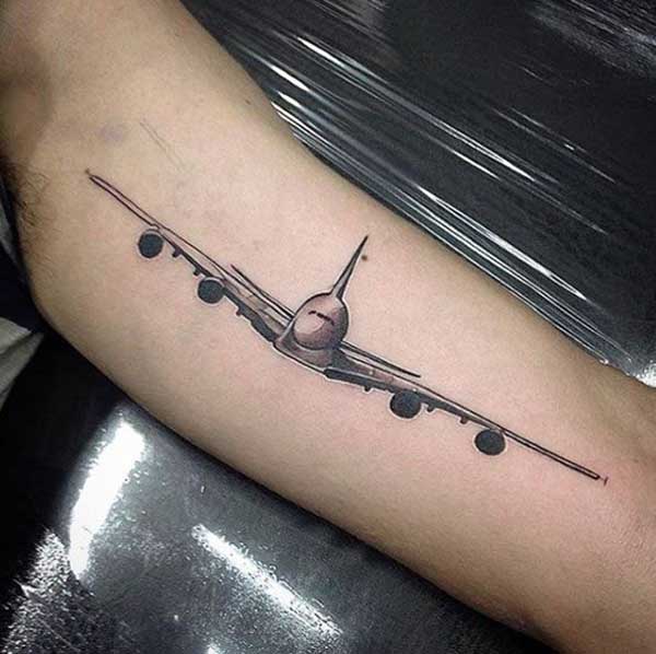 85+ Tatuagens de Aviões Masculinas e Femininas + Significados