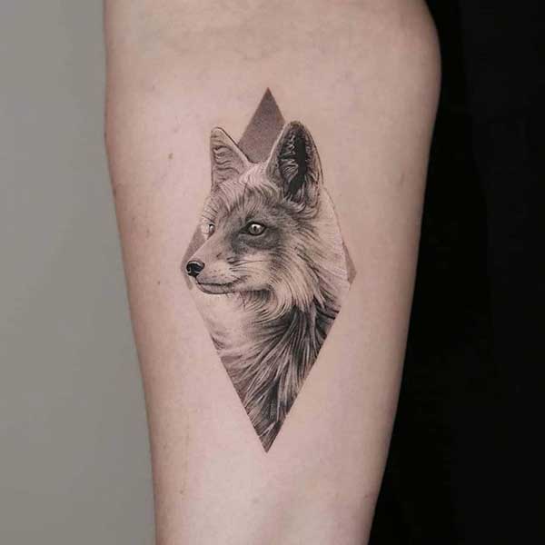 tattoos de raposas realistas tattoos de raposas realistas