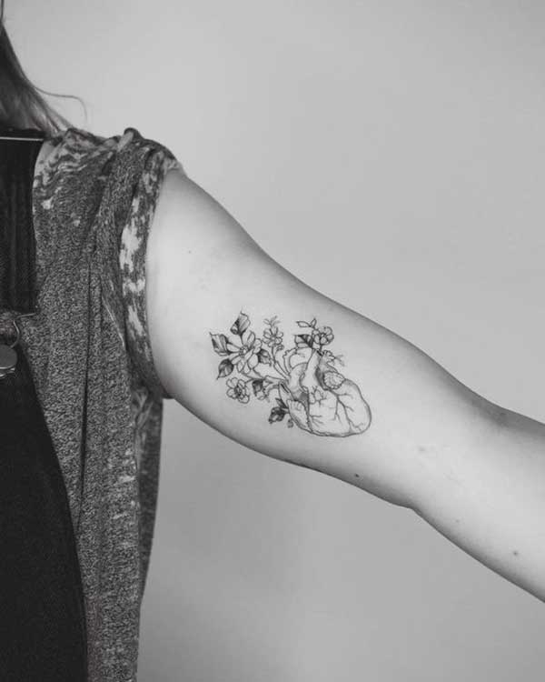 coracao com flores