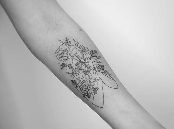 flores com fine line