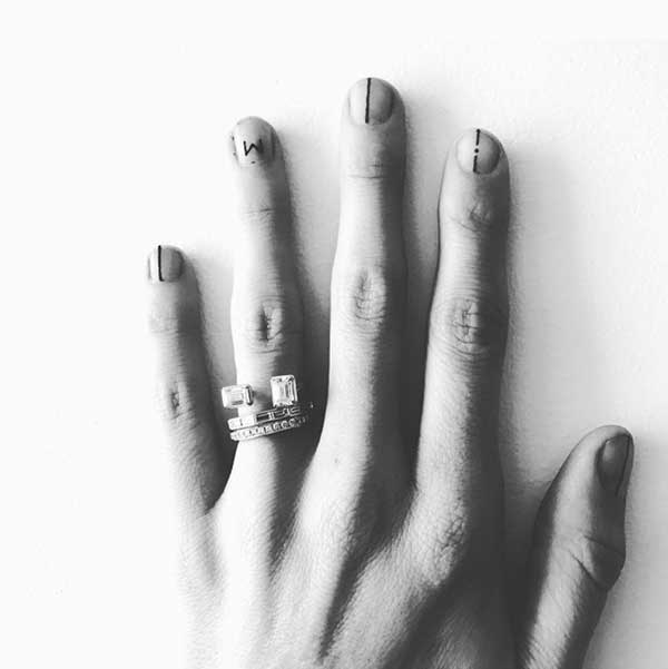fotos de tatuagens na unha fotos de tatuagens na unha