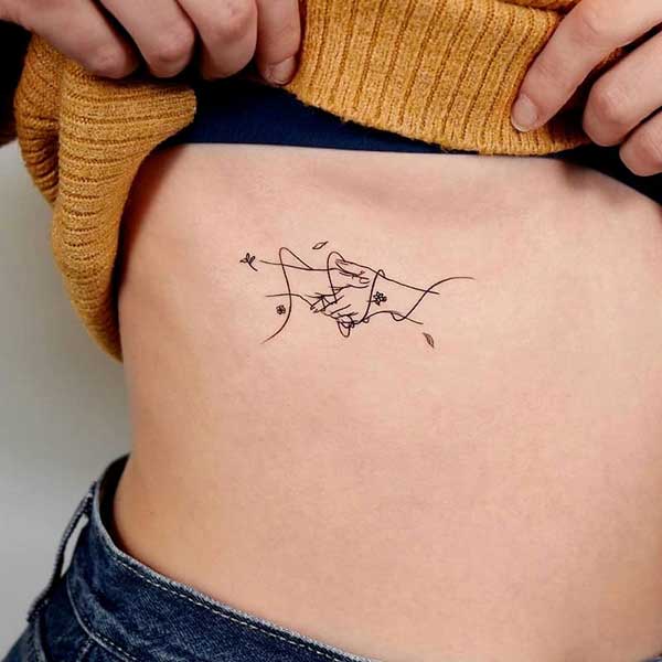 tattoo feminina de fine line
