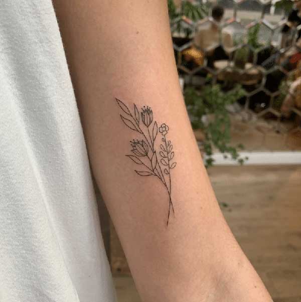tatuagens de linhas finas