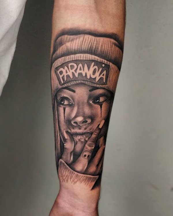 tattoo feminina de palhaco tattoo feminina de palhaco