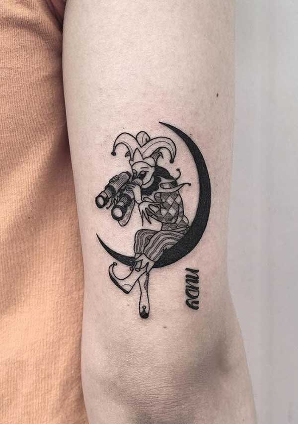 tatuagem feminina de palhaco tatuagem feminina de palhaco