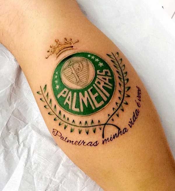 Tatuagens do Palmeiras femininas 5 Tatuagens do palmeiras femininas.