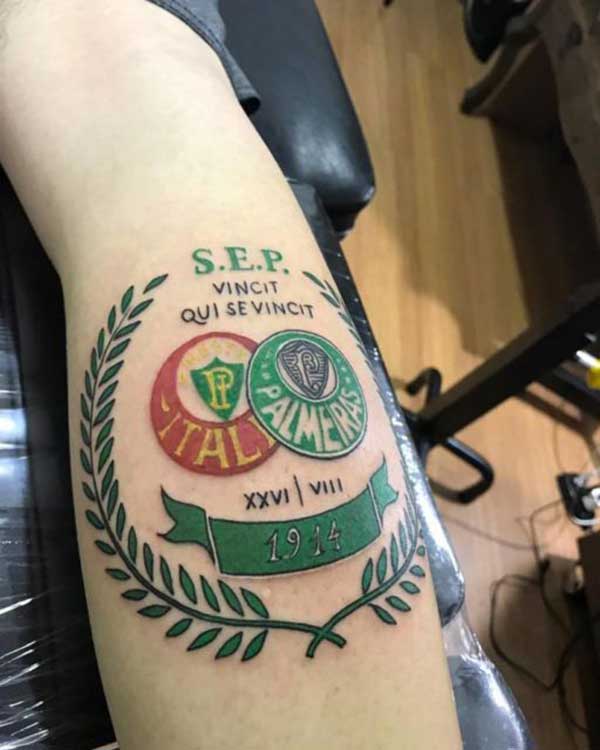 no Braco 2 2 Fotos de Tatuagens masculinas do Palmeiras.