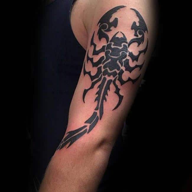 Tatuagens tribais de Escorpiao 4 Tatuagens tribais de Escorpiao 4