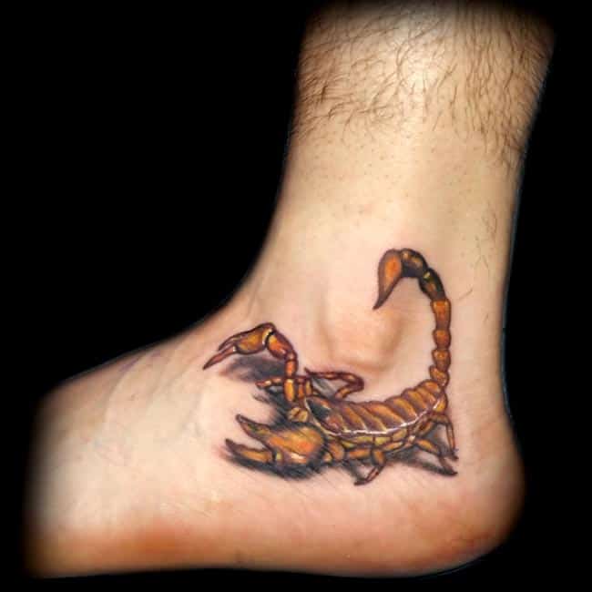 escorpiao em 3D tatuado 1 escorpiao em 3D tatuado 1