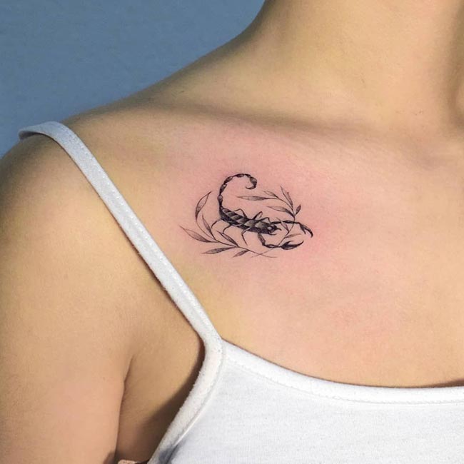 modelos de tatuagem feminina de escorpiao modelos de tatuagem feminina de escorpiao