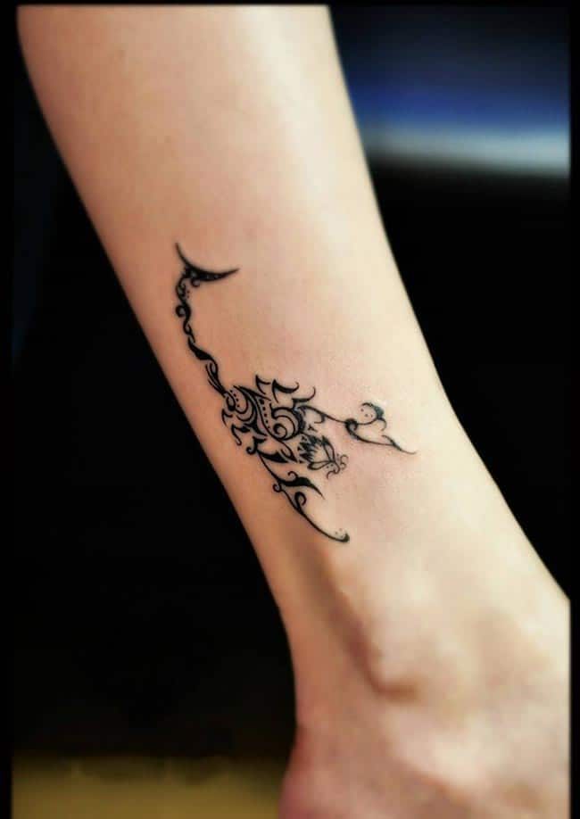 tatuagem feminina de escorpiao tatuagem feminina de escorpiao