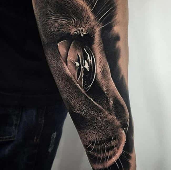 Tatuagem de Animais em pele negra Tatuagem de Animais em pele negra