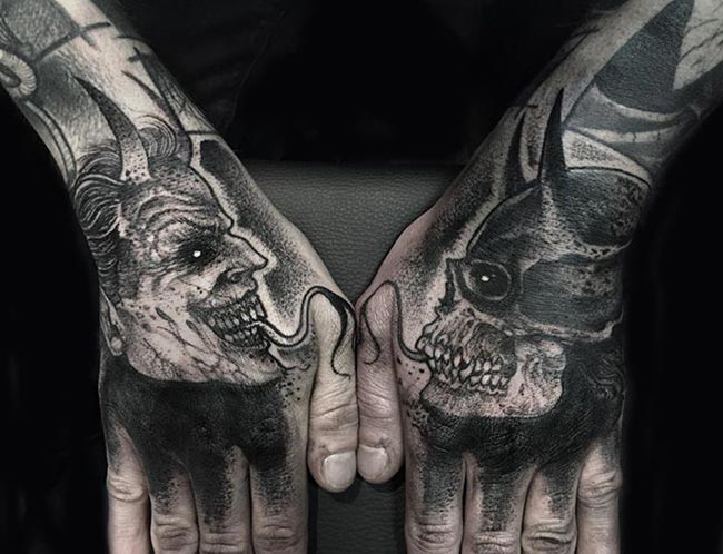 Tatuagens em Arabe de demonio 1 Tatuagens em Arabe de demonio 1