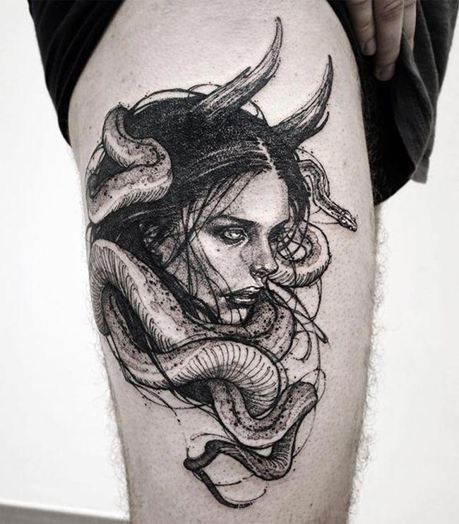 tatuagem preta tatuagem preta