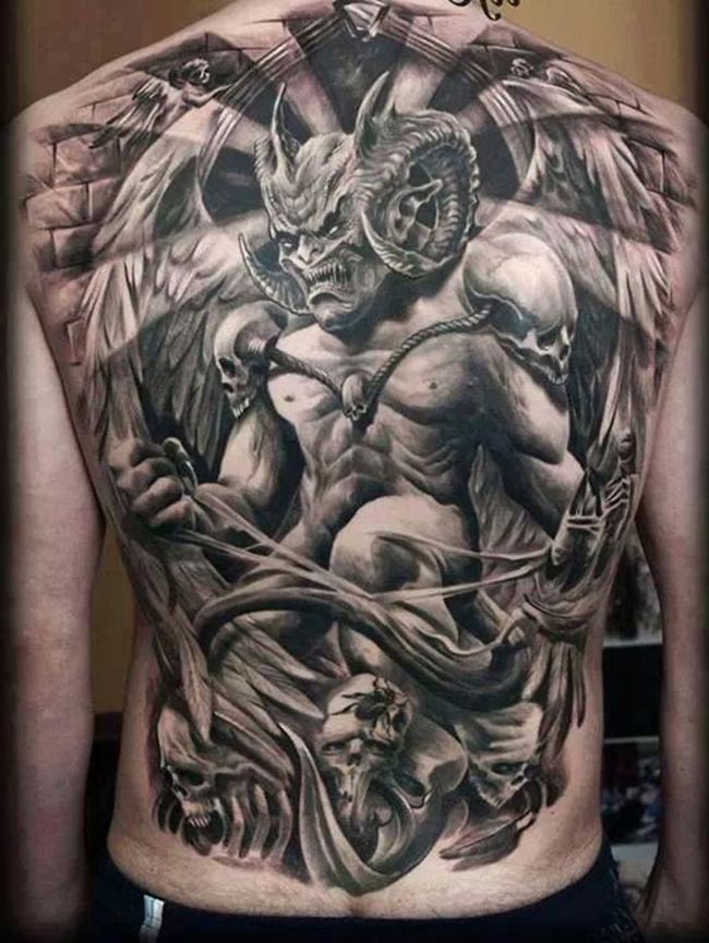 tatuagens de demonios nas costas tatuagens de demonios nas costas