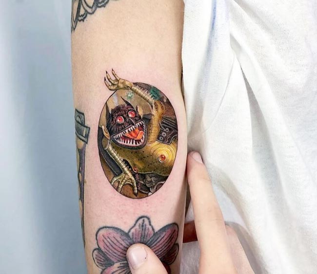 tatuagens de demonios no braco tatuagens de demonios no braco