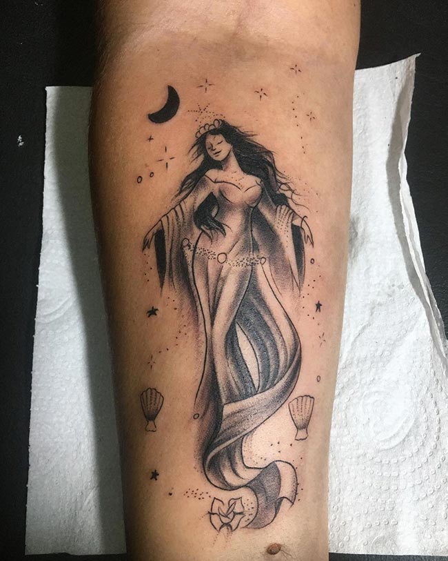 Tatuagem de Iemanja 4