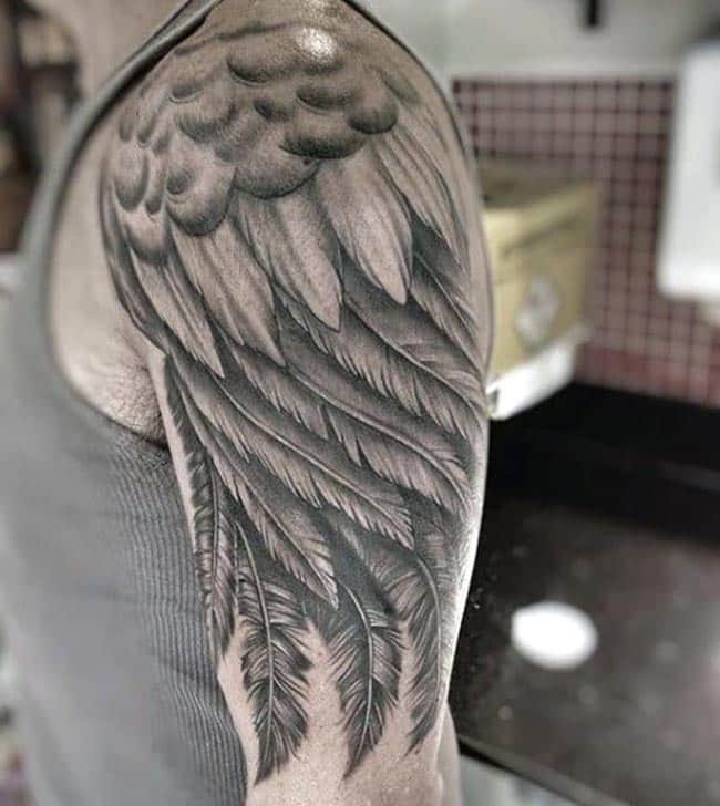 Tatuagens de asas masculinas 3 Tatuagens de asas masculinas 3