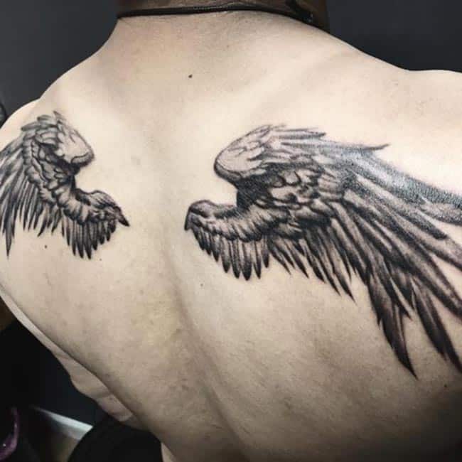 Tatuagens de asas masculinas 5 Tatuagens de asas masculinas 5