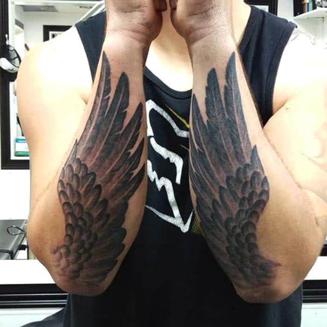 Tatuagens de asas masculinas Tatuagens de asas masculinas