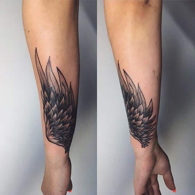 Tatuagens de asas no braco 1 2 Tatuagens de asas no braco 1 2