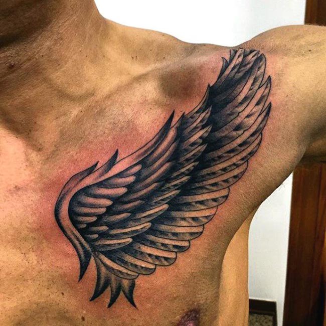 Tatuagens de asas no peito 6 4 Tatuagens de asas no peito 6 4