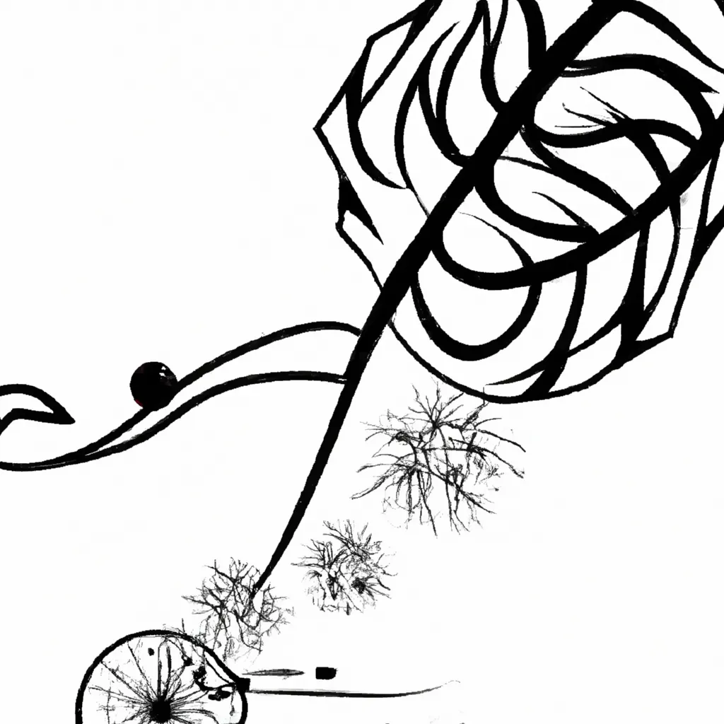 Figura Tatuagens de sementes voantes e dispersao na natureza Figura Tatuagens de sementes voantes e dispersao na natureza