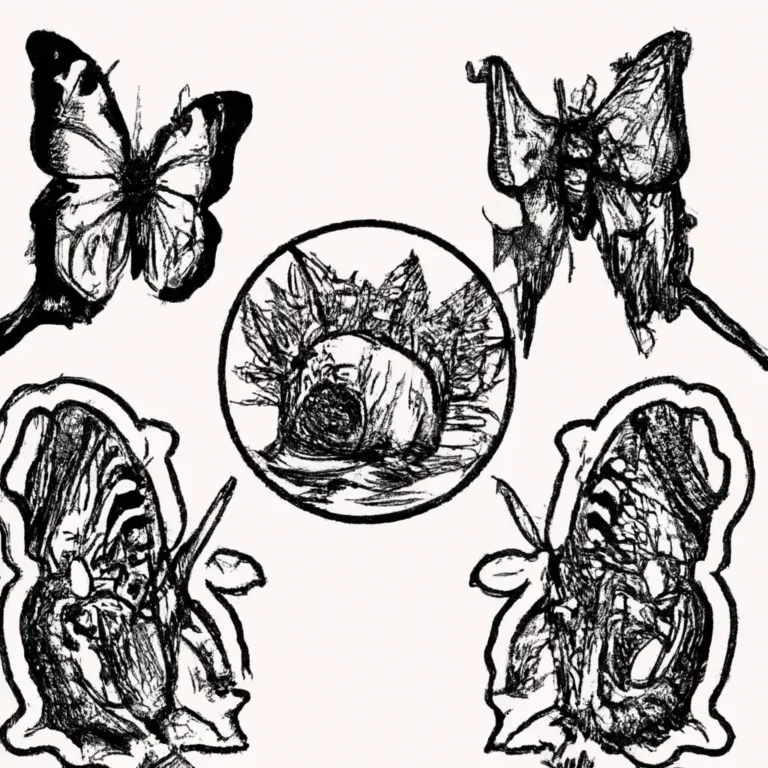 Transformação: Tatuagens de Ciclos de Vida e Metamorfose