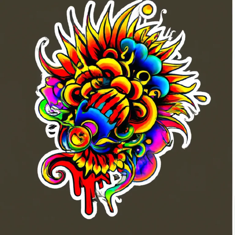 Exploda em Cores: Tatuagens Vibrantes e Impactantes