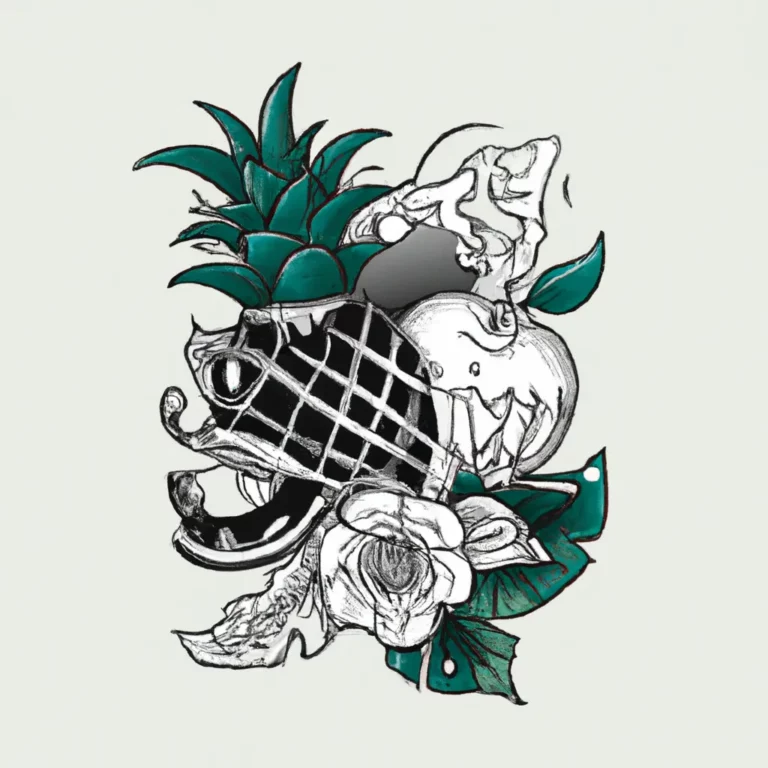Arte Comestível: Tatuagens de Frutas e Plantas