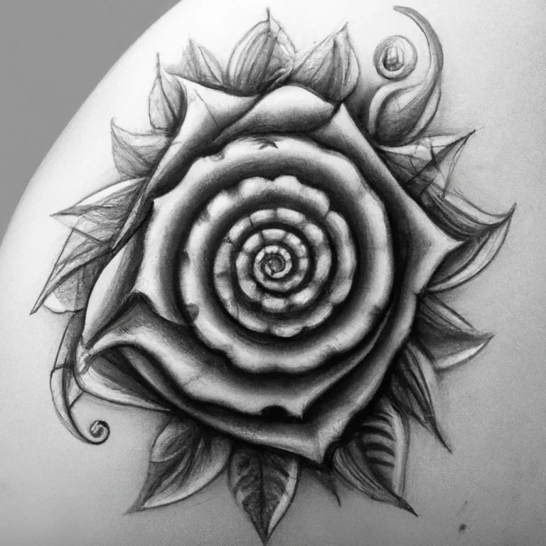 Explorando a Beleza Matemática da Natureza: Tatuagens de Padrões de Crescimento e Fibonacci