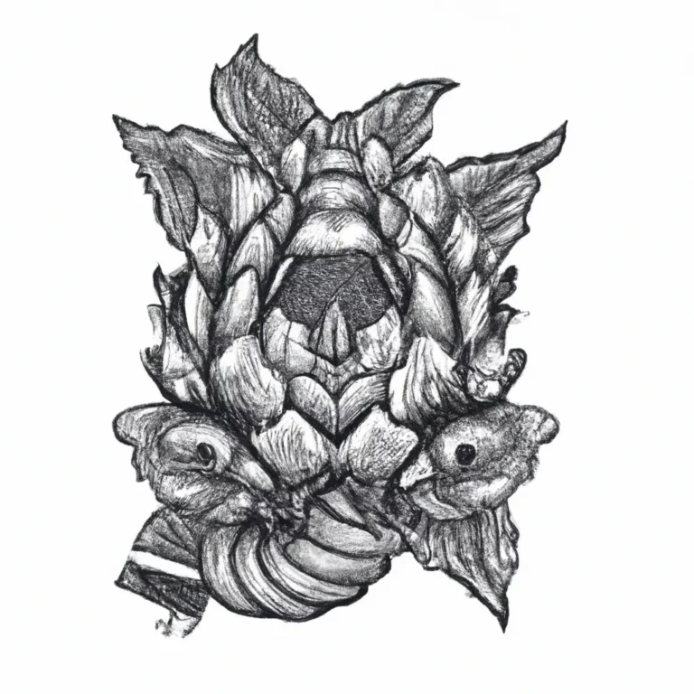 Beleza Natural: Tatuagens de Plantas e Flores Raras
