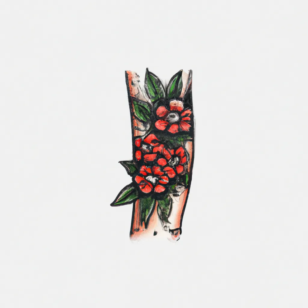 Imprimir Tatuagens de Arbustos