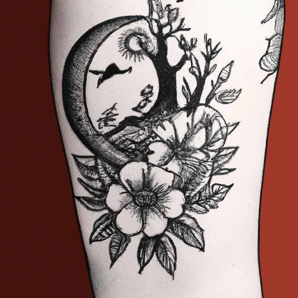 Imprimir Tatuagens de conexao entre humanos e natureza Imprimir Tatuagens de conexao entre humanos e natureza