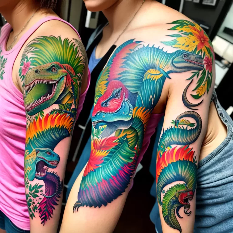 TATUAGENS de Dinossauros: A última moda que está explodindo!