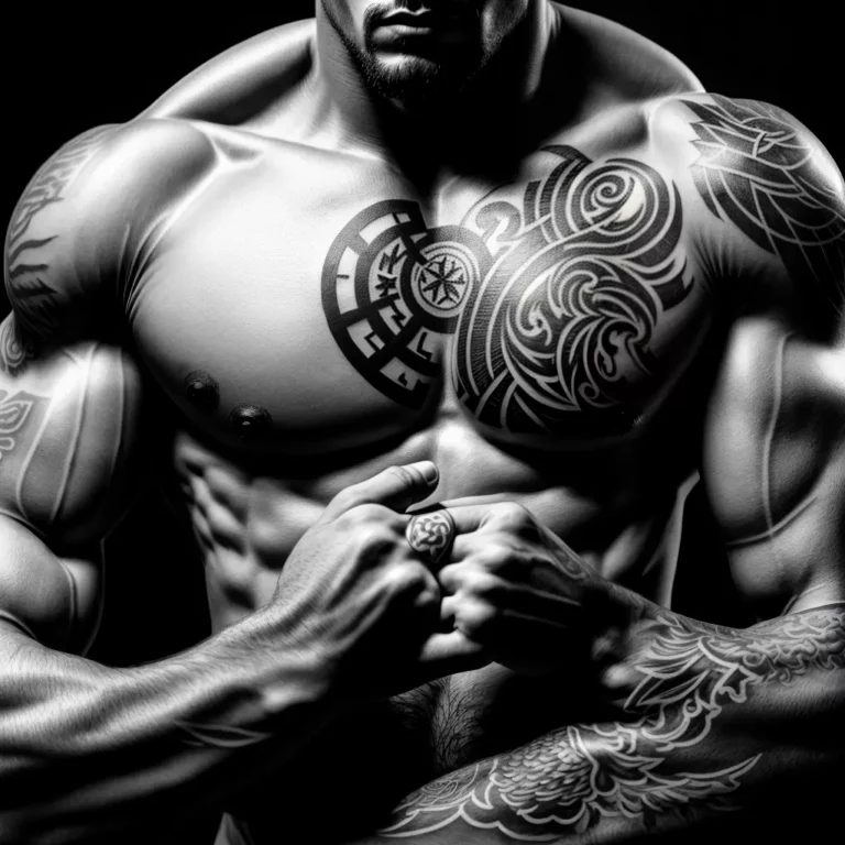 Fotos homem tatuado jojo olhar intenso scaled Fotos homem tatuado jojo olhar intenso scaled