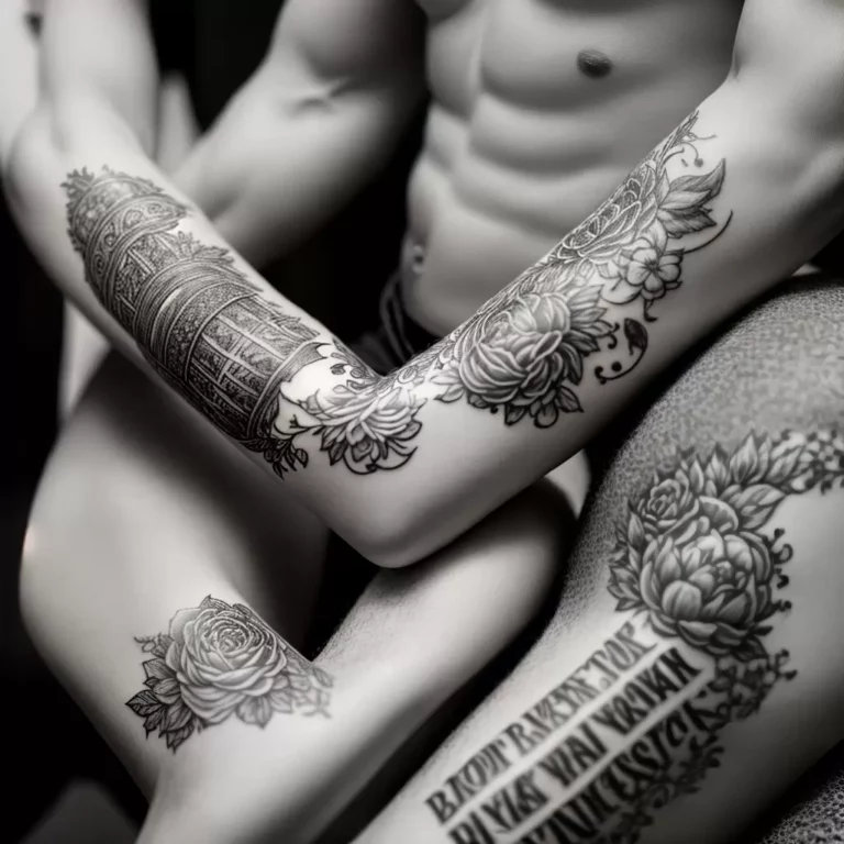 Fotos tatuagem baguete frances braco scaled Fotos tatuagem baguete frances braco scaled