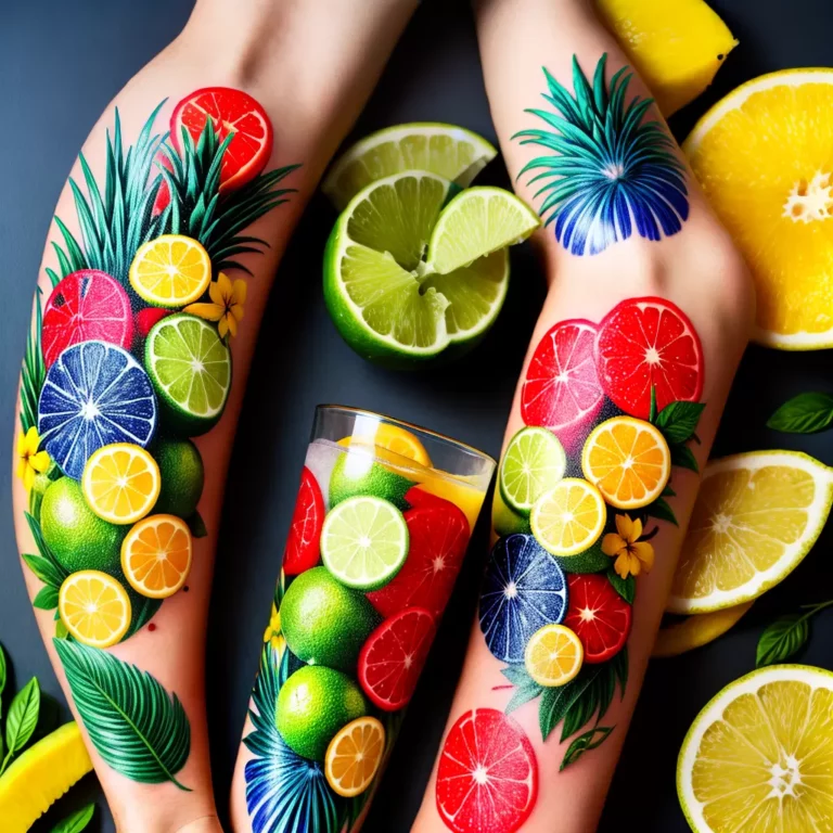 Tatuagens de CAIPIRINHA: A Bebida Brasileira na Pele!